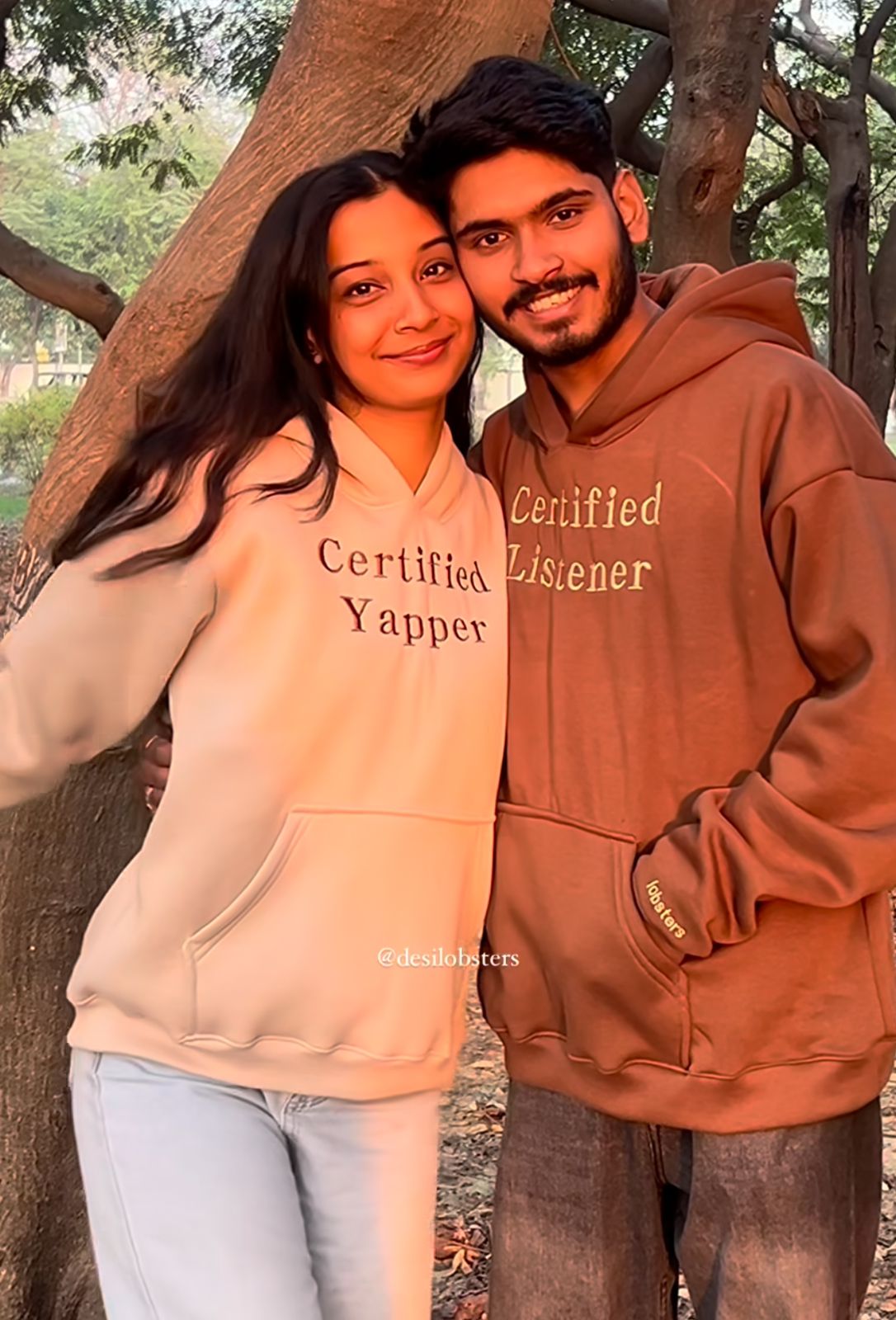 Certified Yapper Certified Listener Hoodie, Sweatshirt Combo