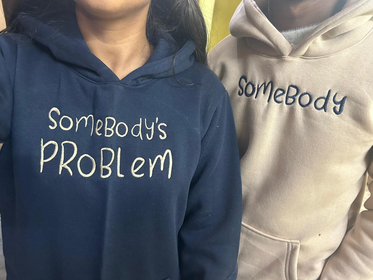 Somebody, Somebody's problem Matching Hoodie - (Set of 2)
