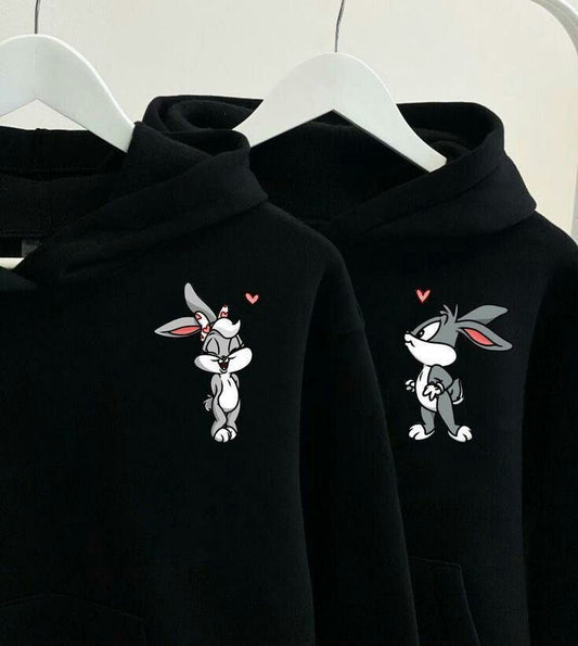 Lola bugs bunny Printed Hoodie - (Set of 2)