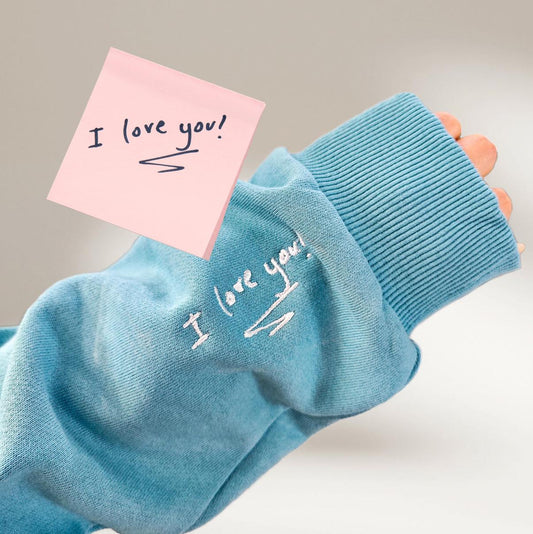 Custom Handwriting Embroidered Single Hoodie – Personalized Handwriting Hoodie