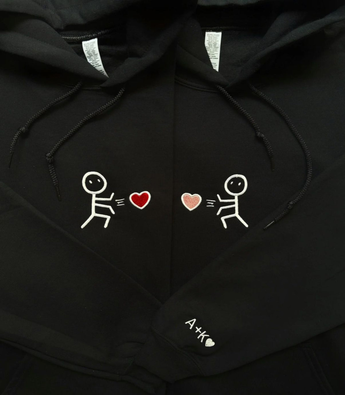 Stick Figure Love Matching Hoodie - (Set of 2)