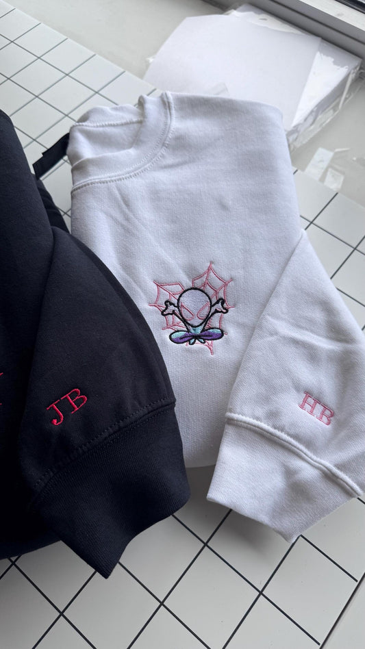 Spider-Man / Gwen Baby Embroidered Hoodie - (Set of 2)