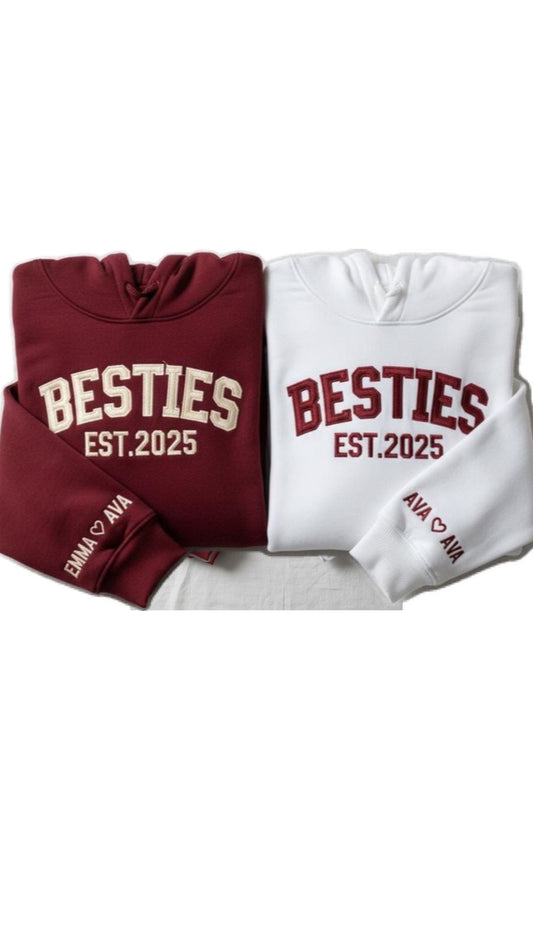 Besties  Matching hoodies (set of 2)