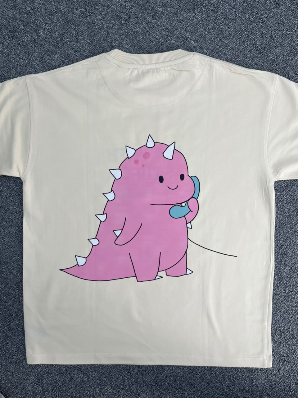 Matching Dinosaur Back Print Couple T-Shirts - ( Set of 2 )