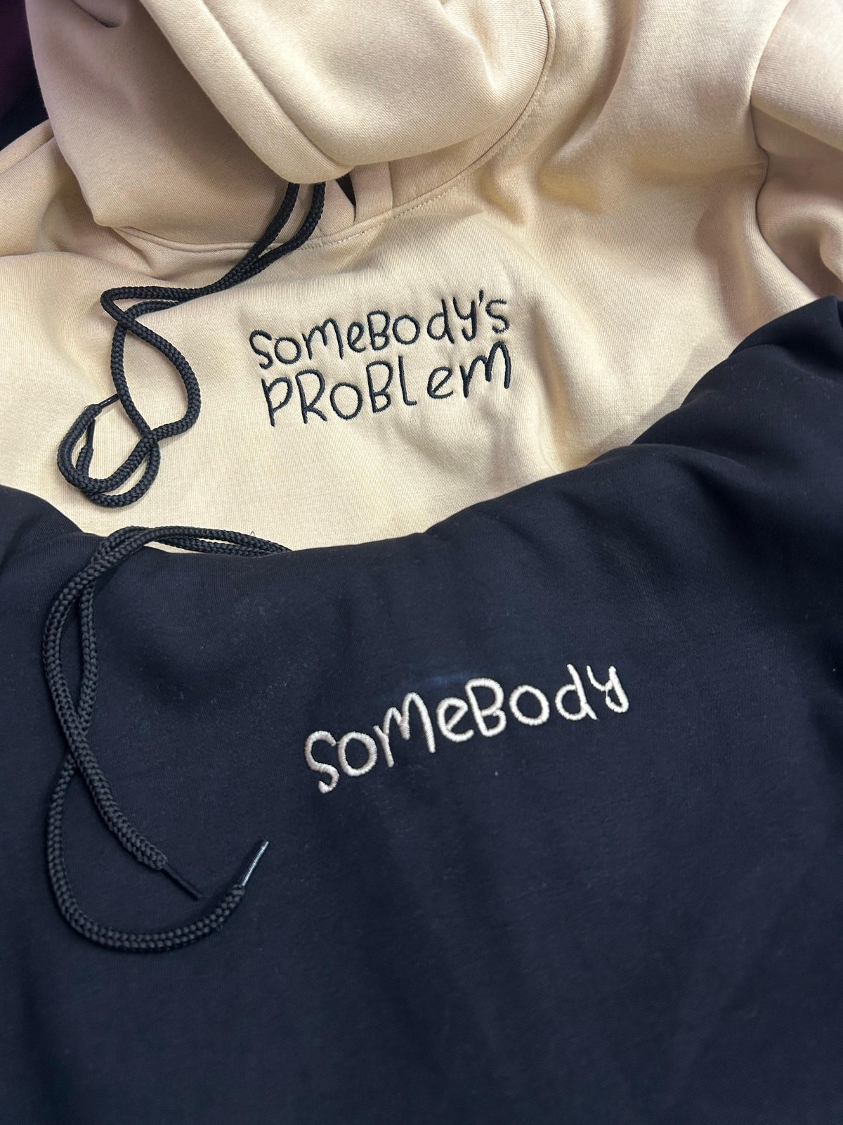 Somebody, Somebody's problem Matching Hoodie - (Set of 2)