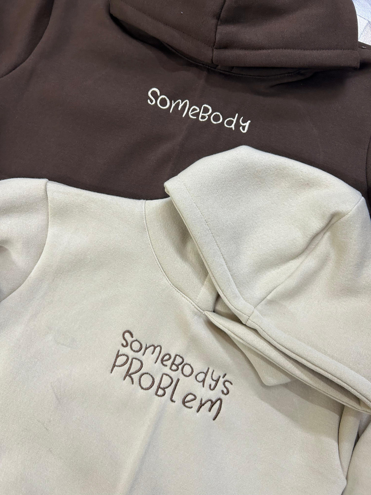 Somebody, Somebody's problem Matching Hoodie - (Set of 2)