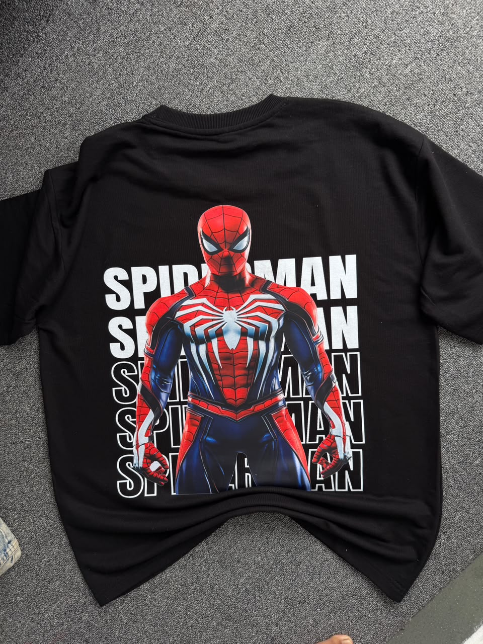 Spider-Man & Spider-Gwen Oversized Back Print T-shirts| Marvel Inspired Matching Couple T-Shirts