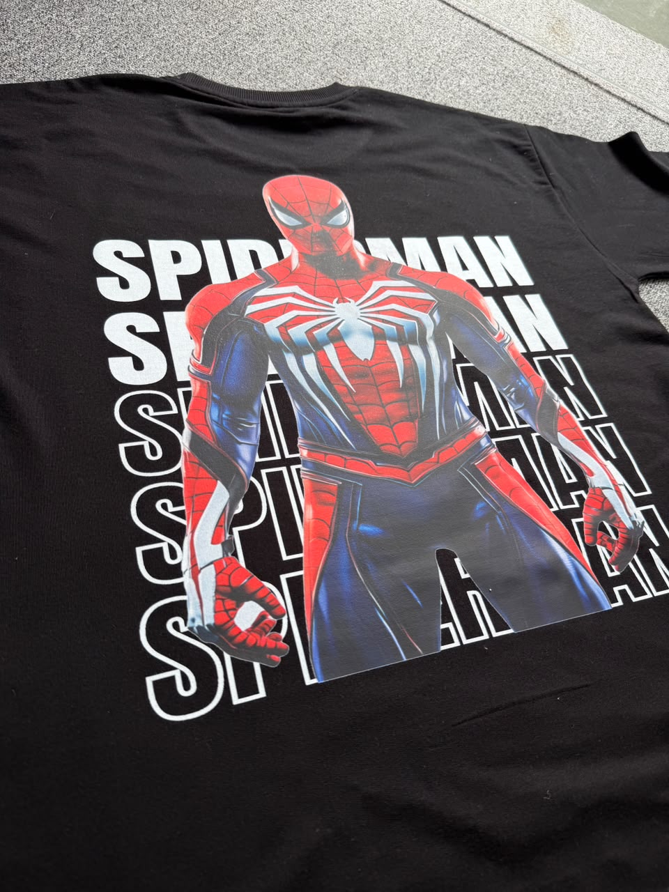 Spider-Man & Spider-Gwen Oversized Back Print T-shirts| Marvel Inspired Matching Couple T-Shirts