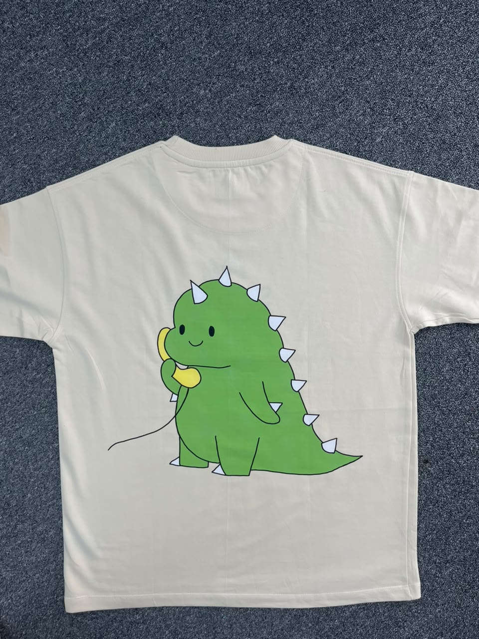 Matching Dinosaur Back Print Couple T-Shirts - ( Set of 2 )