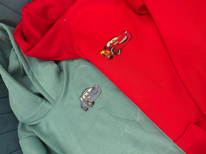 CARS Matching Embroidered Hoodies - (Set of 2)